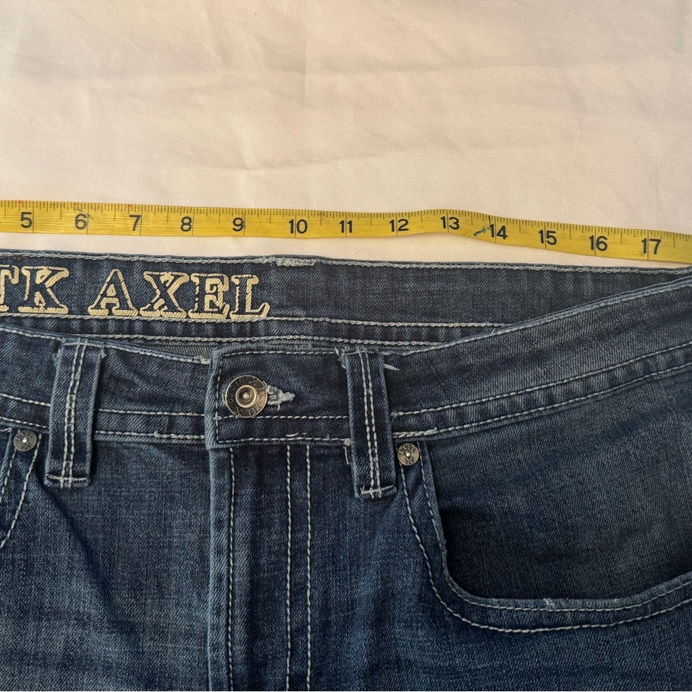 Axel Blue Boot Cut Jeans - Picture 13 of 14